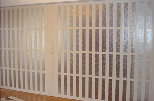 武漢pvc折疊門-案例展示